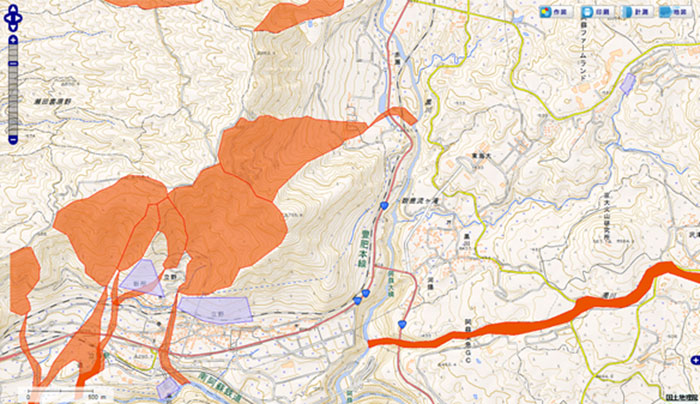 熊本地震南阿蘇村 ハザードマップ